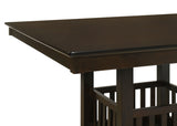 Jaden Square Counter Height Dining Table, Espresso