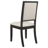 Louise 5-Piece Rectangular Dining Set in Black