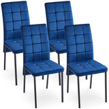 5 Piece Dining Set Including High Back Nordic Dining Chair & Creative Design Dining Table