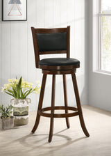 Broxton Upholstered Swivel Bar Chair Chestnut - Set of 2