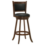 Broxton Upholstered Swivel Bar Chair Chestnut - Set of 2