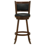 Broxton Upholstered Swivel Bar Chair Chestnut - Set of 2
