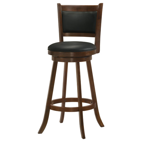 Broxton Upholstered Swivel Bar Chair Chestnut - Set of 2