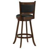 Broxton Upholstered Swivel Bar Chair Chestnut - Set of 2