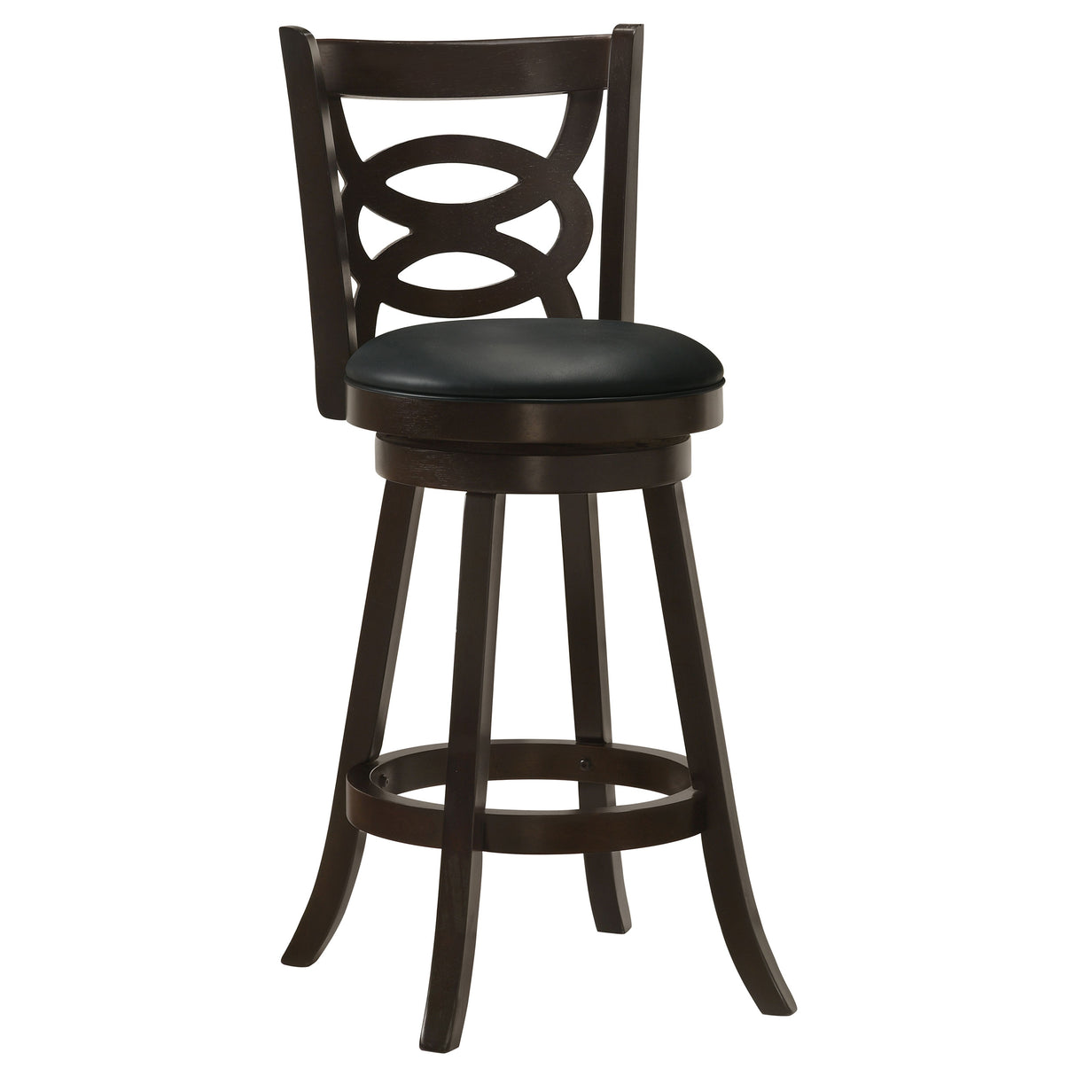 Calecita Wood Swivel Bar Chair Cappuccino - Set of 2