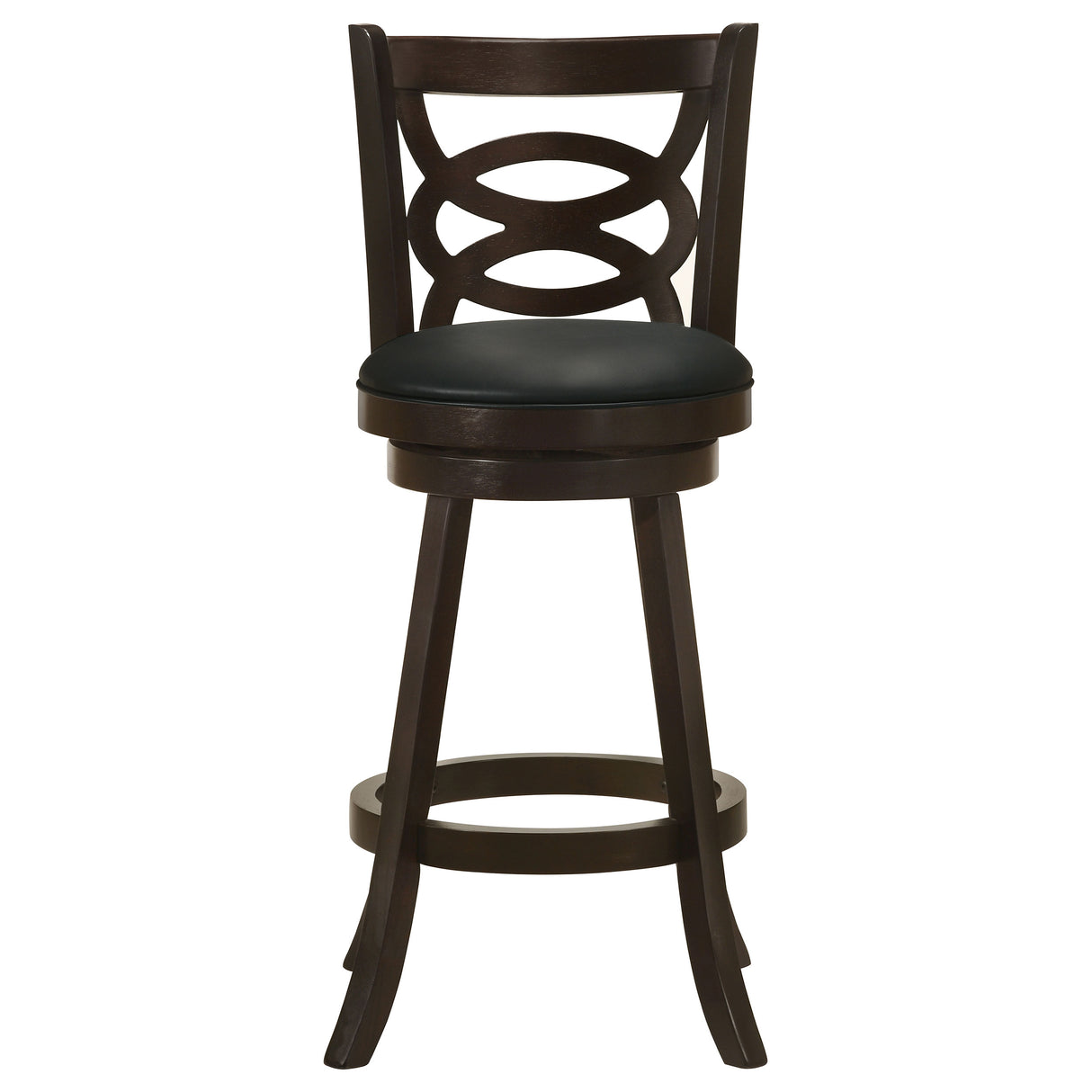 Calecita Wood Swivel Bar Chair Cappuccino - Set of 2