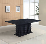 Stanton Rectangular 66-Inch Dining Table in Black