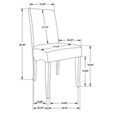 Stanton Grey Velvet Dining Side Chair, Set of 2