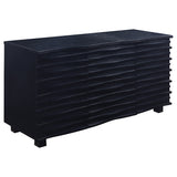 Stanton 3-Drawer Sideboard Buffet Cabinet in Black