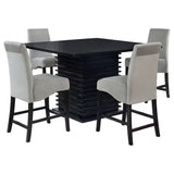 Stanton 5-Piece Counter Height Dining Set - Black