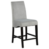 Stanton Grey Velvet Counter Chair Set of 2