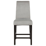 Stanton Grey Velvet Counter Chair Set of 2