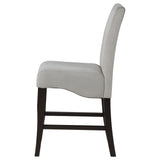 Stanton Grey Velvet Counter Chair Set of 2
