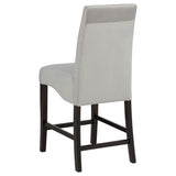 Stanton Grey Velvet Counter Chair Set of 2