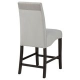 Stanton Grey Velvet Counter Chair Set of 2