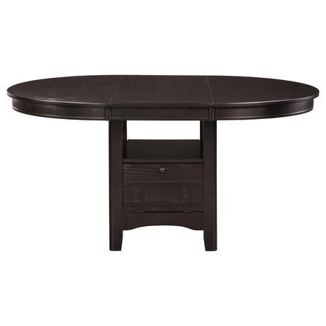 Lavon 5-Piece Oval Extension Dining Set, Espresso