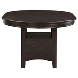 Lavon Oval 60-inch Wood Extension Dining Table Espresso