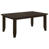 Dalila 5-Piece Dining Set with Cappuccino Finish