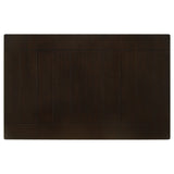 Dalila 5-Piece Dining Set with Cappuccino Finish