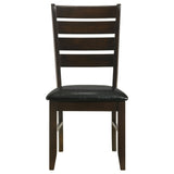 Dalila 5-Piece Dining Set with Cappuccino Finish