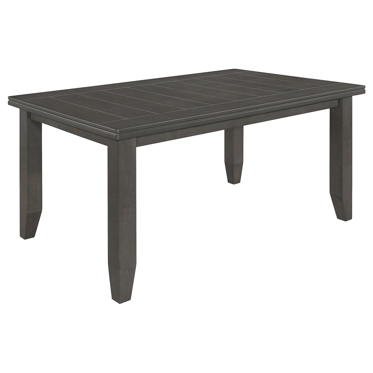 Dalila 5-Piece Rectangular Dining Table Set, Dark Grey