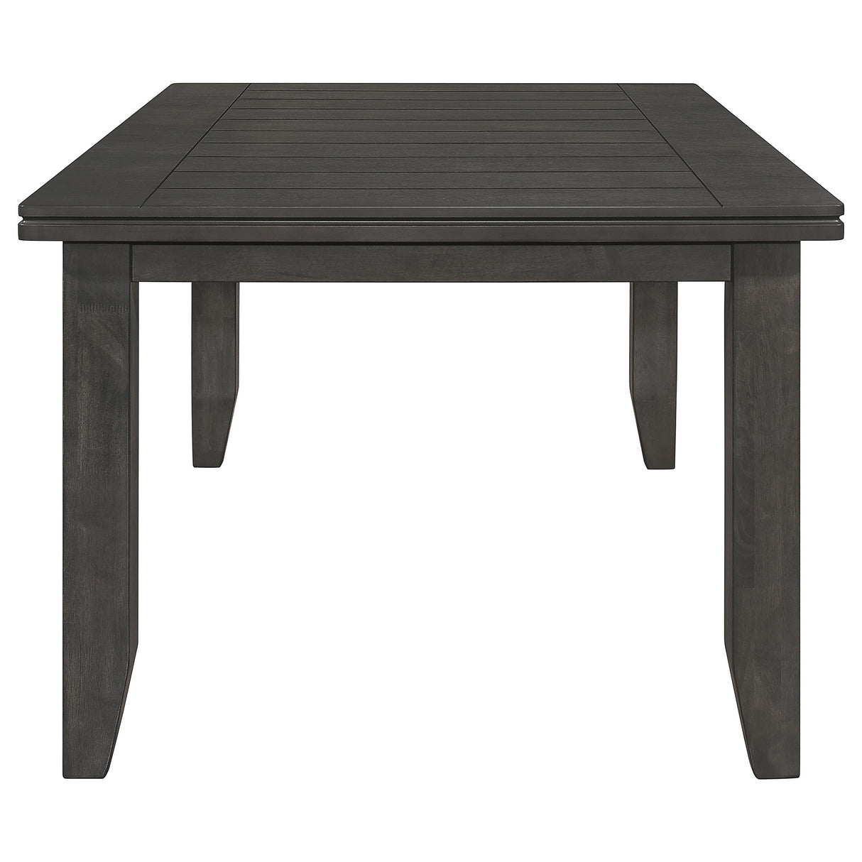 Dalila 5-Piece Rectangular Dining Table Set, Dark Grey
