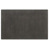 Dalila 5-Piece Rectangular Dining Table Set, Dark Grey