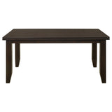 Dalila Rectangular 66-inch Wood Dining Table, Cappuccino