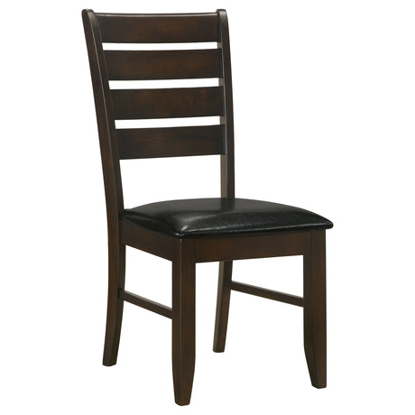 Dalila Wood Dining Side Chair Cappuccino - Set of 2