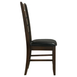 Dalila Wood Dining Side Chair Cappuccino - Set of 2