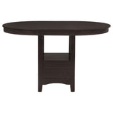 Lavon 5-Piece Oval Counter Height Dining Set, Espresso