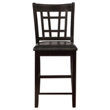Lavon 5-Piece Oval Counter Height Dining Set, Espresso