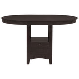 Lavon Oval Counter Height Dining Table - Espresso