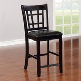 Lavon Wood Counter Height Dining Chair Black/Espresso (Set of 2)