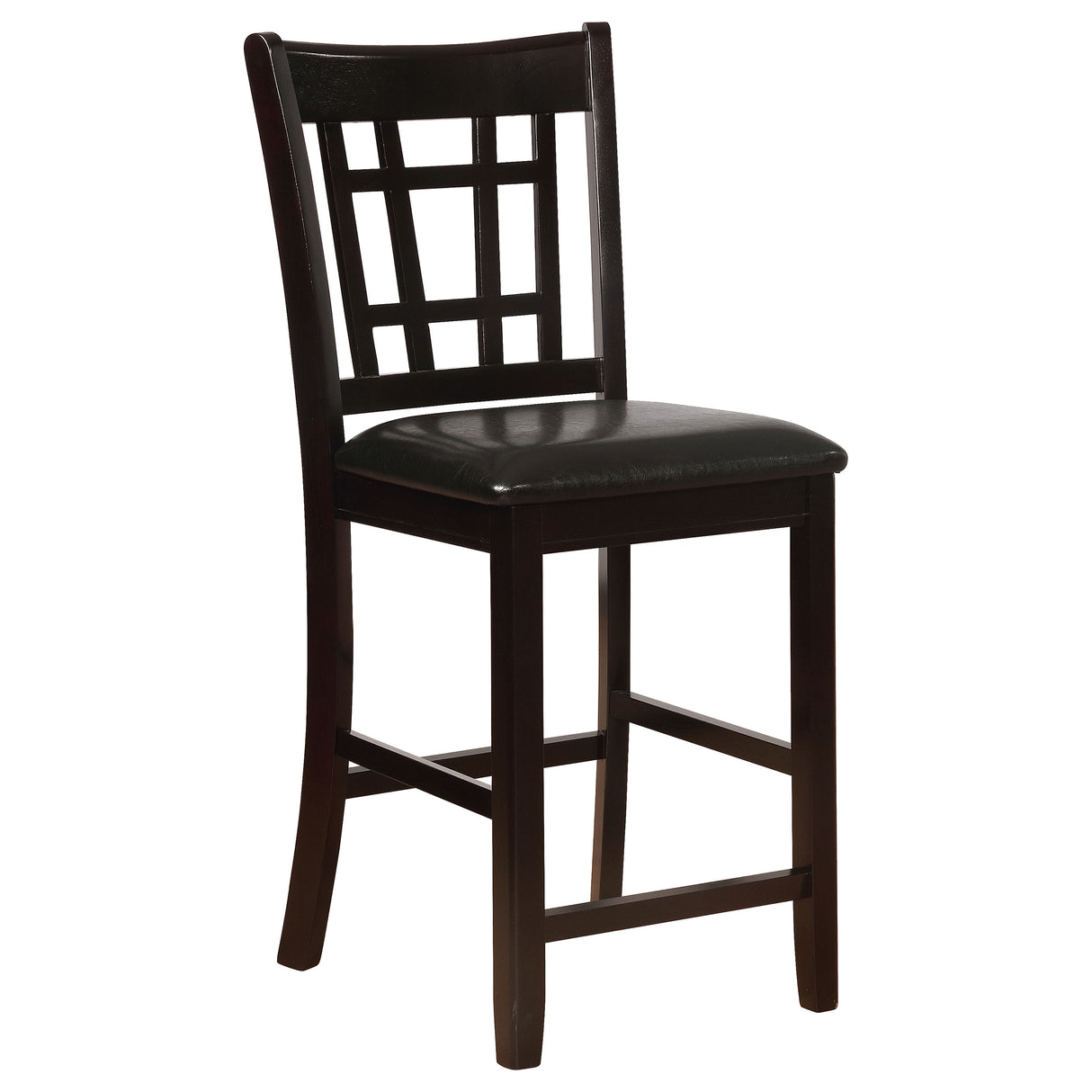 Lavon Wood Counter Height Dining Chair Black/Espresso (Set of 2)