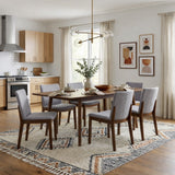 Laura - Mid-Century Modern Solid Wood Dining Chair (Set of 2)