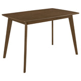 Kersey 5-Piece Rectangular Dining Set, Chestnut