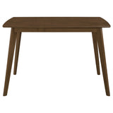 Kersey 5-Piece Rectangular Dining Set, Chestnut