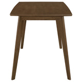 Kersey Rectangular 47-Inch Wood Dining Table, Chestnut