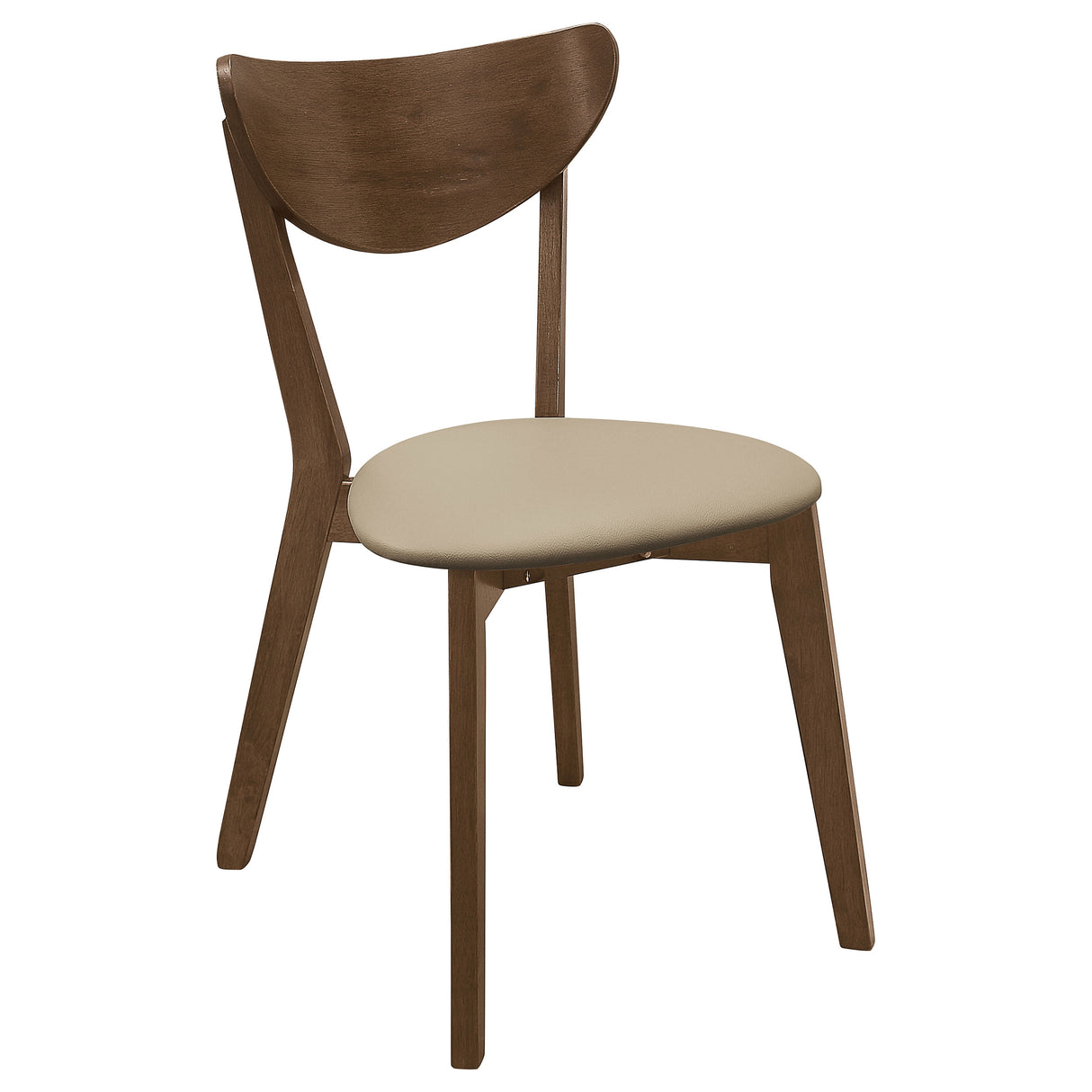 Kersey Wood Dining Side Chair Chestnut Set of 2