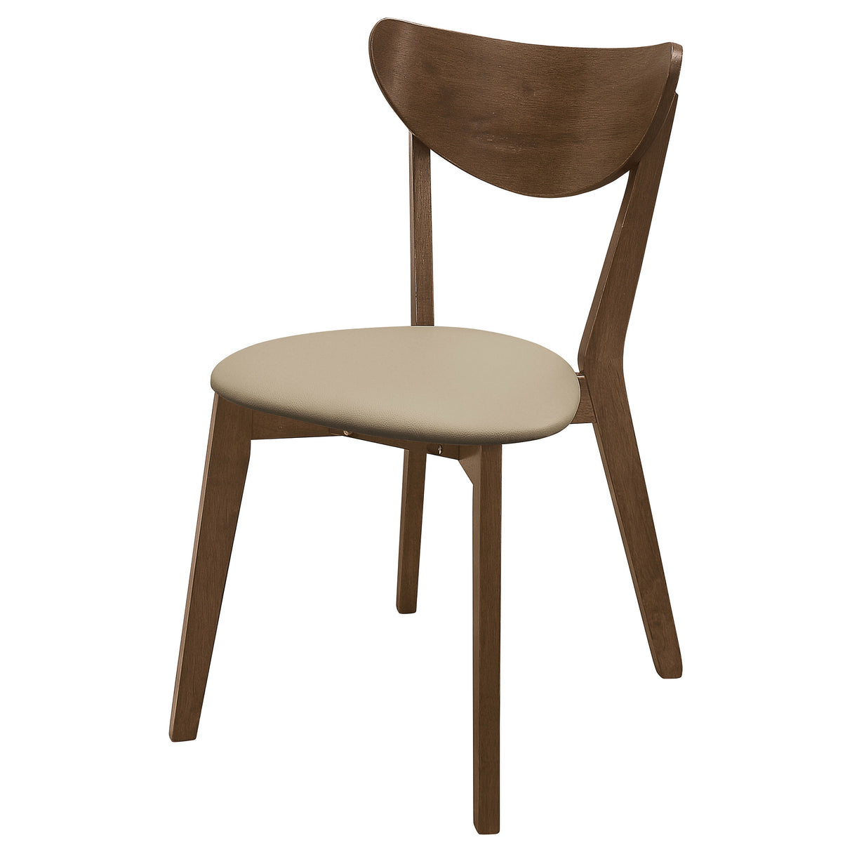 Kersey Wood Dining Side Chair Chestnut Set of 2