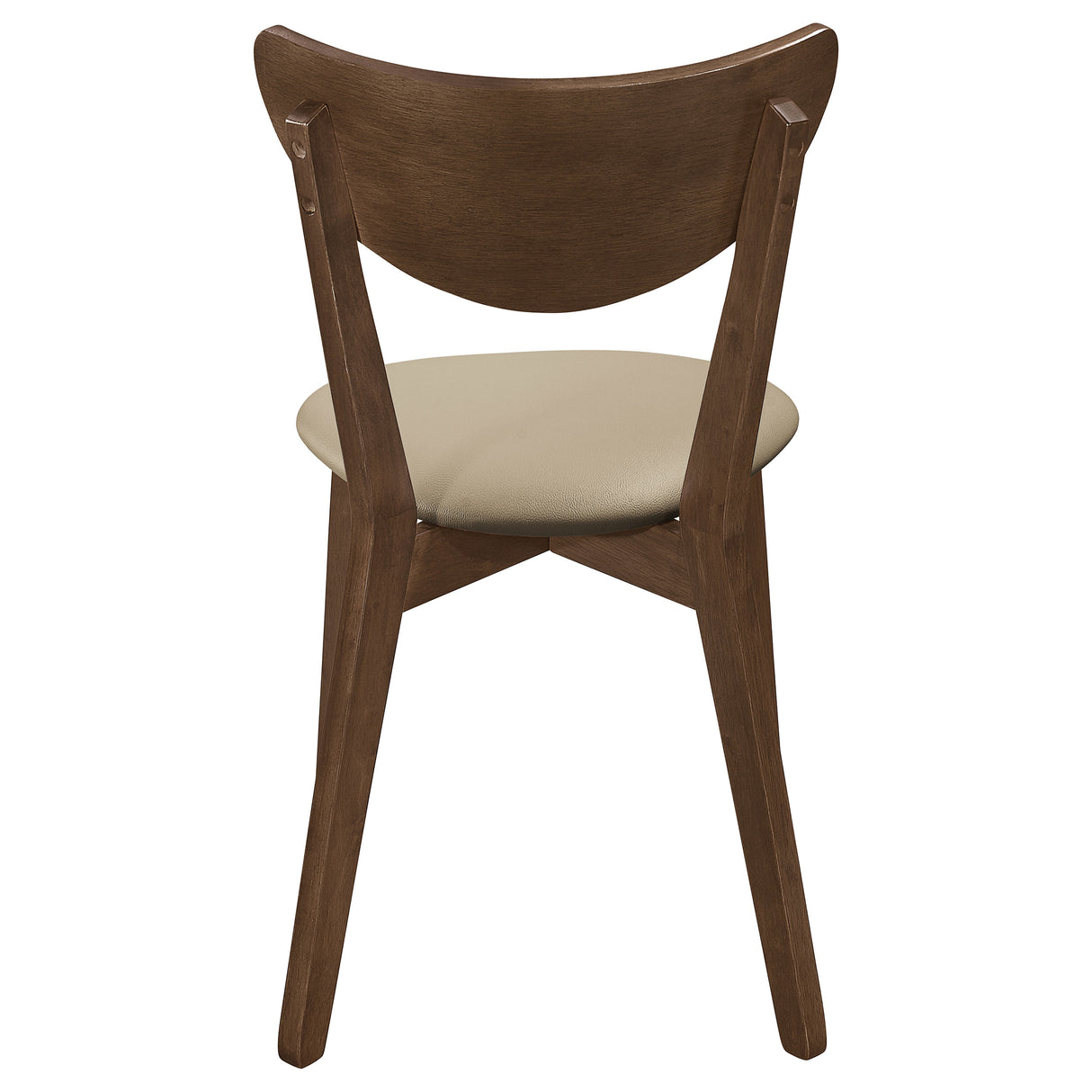 Kersey Wood Dining Side Chair Chestnut Set of 2