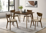 Kersey Wood Dining Side Chair Chestnut Set of 2