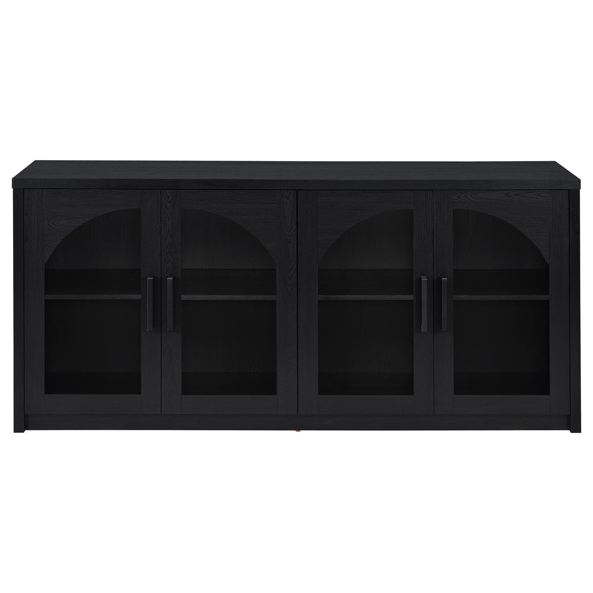 Riva 4-Door Dining Sideboard Buffet in Black