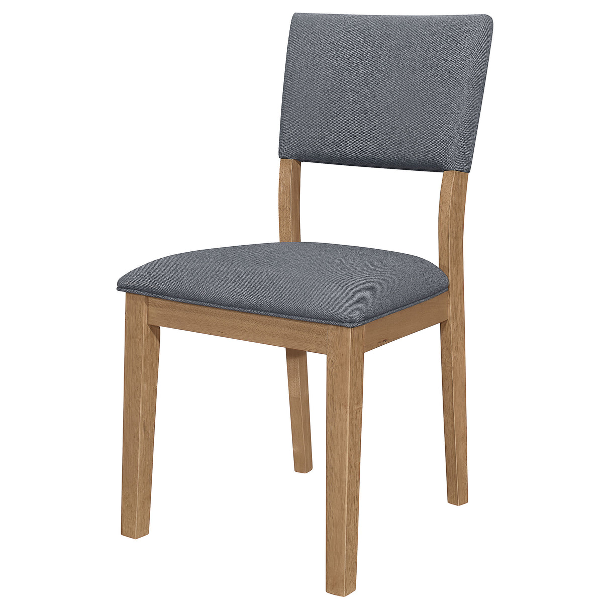 Sharon Fabric Upholstered Dining Side Chair, Brown (Set of 2)