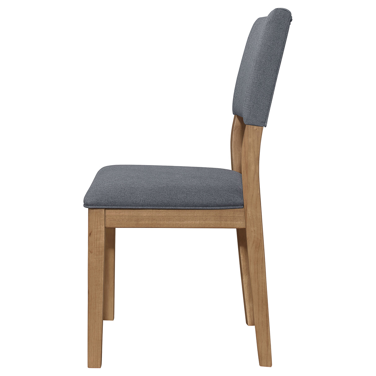 Sharon Fabric Upholstered Dining Side Chair, Brown (Set of 2)