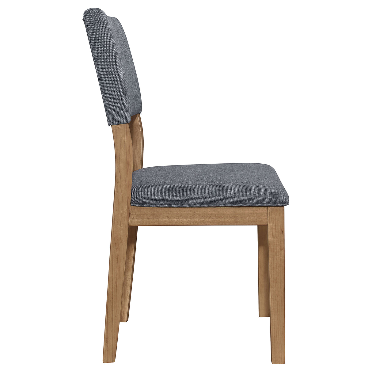 Sharon Fabric Upholstered Dining Side Chair, Brown (Set of 2)