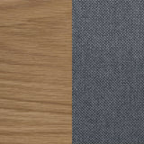 Sharon Fabric Upholstered Dining Side Chair, Brown (Set of 2)