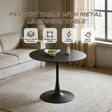 Round Tulip Table, Pedestal Design