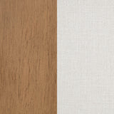 Baney Upholstered Dining Chair - Beige and Rustic Grey